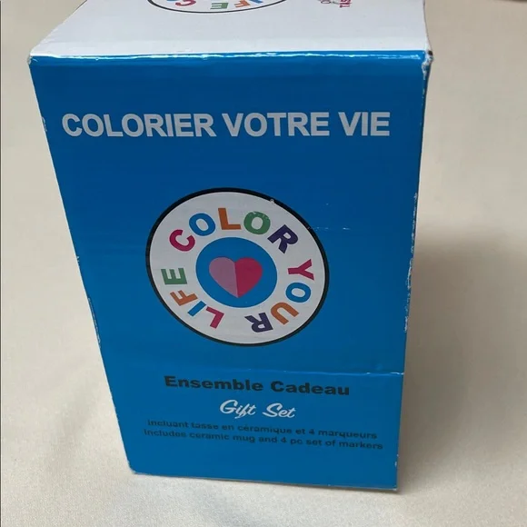 Color Your Life Ceramic Mug Set - Picture 4 of 14